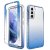 Samsung Galaxy S21 FE Shockproof Clear Gradient Cover Blue