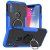 iPhone X/XS Hybrid Rugged PC + TPU Ring Kickstand Case Blue