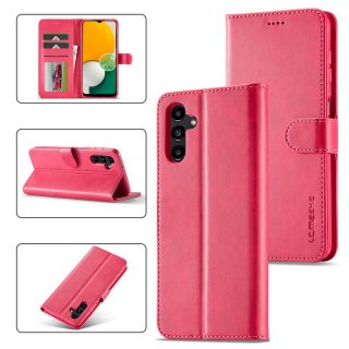 LC.IMEEKE Samsung Galaxy A13 5G Wallet Magnetic Stand Case Rose