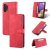 AZNS Samsung Galaxy A32 5G Wallet Kickstand Magnetic Case Red