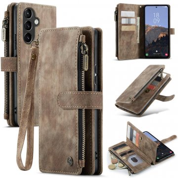 CaseMe Samsung Galaxy A54 Wallet Kickstand Case Coffee