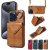 Card Holder Kickstand Crossbody Phone Case Brown