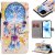 iPhone 12 Pro Blue Dream Catcher Painted Wallet Magnetic Kickstand Case