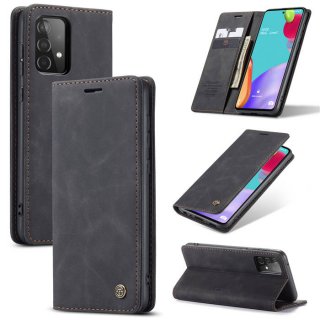 CaseMe Samsung Galaxy A52 5G Wallet Kickstand Magnetic Case Black