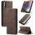 CaseMe Samsung Galaxy A70S Wallet Kickstand Magnetic Case Coffee