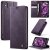 CaseMe iPhone XS Max Magnetic Wallet Case with RFID Blocking Purple