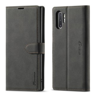 Forwenw Samsung Galaxy Note 10 Wallet Magnetic Kickstand Case Black