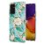 Samsung Galaxy A82 5G Flower Pattern Marble TPU Case Blue