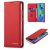 LC.IMEEKE Huawei P30 Wallet Magnetic Kickstand Case Red