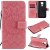 Xiaomi Redmi Note 9/Redmi 10X 4G Embossed Sunflower Wallet Stand Case Pink