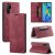 Autspace Huawei P30 Pro Wallet Kickstand Magnetic Case Red