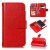 iPhone 6/6s Wallet 9 Card Slots Stand Crazy Horse Leather Case Red