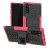 Samsung Galaxy Note 10 Hybrid Rugged PC + TPU Kickstand Case Rose