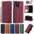 iPhone 12 Pro Max Wallet RFID Blocking Kickstand Case Red