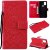 OnePlus Nord N10 5G Embossed Sunflower Wallet Magnetic Stand Case Red