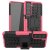 Samsung Galaxy S21 Hybrid Rugged PC + TPU Kickstand Case Rose