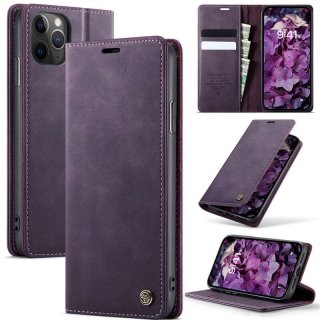 CaseMe iPhone 11 Pro Max Magnetic Wallet Case with RFID Blocking Purple