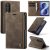 CaseMe Samsung Galaxy Z Fold8 Magnetic Wallet Case with RFID Blocking Coffee