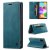 Autspace Samsung Galaxy A41 Wallet Kickstand Magnetic Case Blue