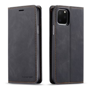 Forwenw iPhone 11 Pro Max Wallet Kickstand Magnetic Case Black