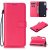 Samsung Galaxy A10 Wallet Kickstand Magnetic Leather Case Rose