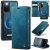 CaseMe Samsung Galaxy S20 2-in-1 Magnetic Wallet Case – Wireless Charging & RFID Blocking Blue