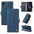 YIKATU iPhone XR Skin-touch Wallet Kickstand Case Blue