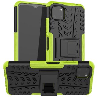 Samsung Galaxy A22 5G Hybrid Rugged Kickstand Case Green