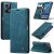 CaseMe Xiaomi POCO X5 5G Wallet Magnetic Suede Leather Case Blue