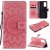 Xiaomi Mi 10T/10T Pro Embossed Sunflower Wallet Magnetic Stand Case Pink