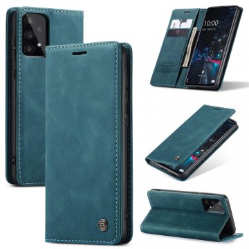 CaseMe Samsung Galaxy A33 5G Wallet Magnetic Case Blue