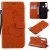 Motorola One Fusion Plus Embossed Butterfly Wallet Magnetic Stand Case Orange