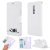OnePlus 7 Pro Cat Pattern Wallet Magnetic Stand Case White