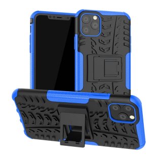 Hybrid Rugged iPhone 11 Pro Max Kickstand Shockproof Case Blue