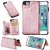 iPhone 7/8 Bee and Cat Embossing Magnetic Card Slots Stand Cover Rose Gold