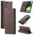 CaseMe Samsung Galaxy A80 Wallet Kickstand Magnetic Case Coffee