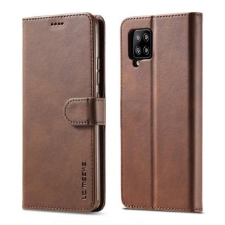 LC.IMEEKE Samsung Galaxy A42 5G Wallet Magnetic Stand Case Coffee
