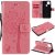 Google Pixel 4A 5G Embossed Tree Cat Butterfly Wallet Stand Case Pink