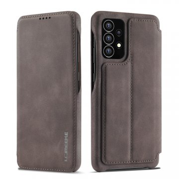 LC.IMEEKE Samsung Galaxy A53 5G Card Slot Magnetic Case Gray