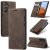 CaseMe Samsung Galaxy S23 FE Wallet Suede Leather Case Coffee