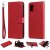 Samsung Galaxy A31 Wallet Detachable 2 in 1 Stand Case Red