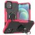 iPhone 12 Mini Hybrid Rugged PC + TPU Ring Kickstand Case Rose