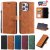 iPhone 13 Pro Wallet RFID Blocking Kickstand Case Brown