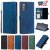 Samsung Galaxy Note 20 Wallet RFID Blocking Kickstand Case Blue