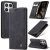 CaseMe Xiaomi 17 Wallet Magnetic Suede Leather Case Black