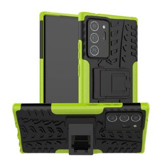 Samsung Galaxy Note 20 Ultra Hybrid Rugged PC + TPU Kickstand Case Green