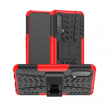 OnePlus Nord CE 5G Anti-Slip Hybrid Kickstand Case Red