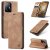 CaseMe Xiaomi 11T/11T Pro Wallet Kickstand Magnetic Case Brown