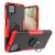 Samsung Galaxy A12 5G Hybrid Rugged Ring Kickstand Case Red