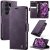 CaseMe Samsung Galaxy S26 Ultra Magnetic Wallet Case with RFID Blocking Purple